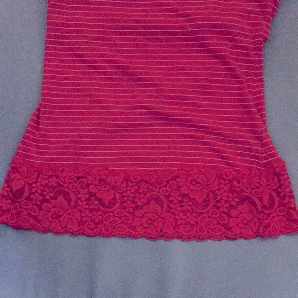 ❤️Red white striped bra top/tank- S - Picture 2 of 11